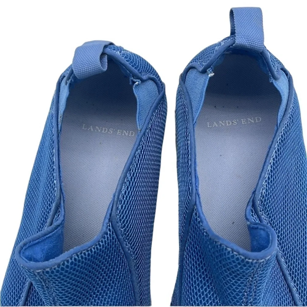 Lands' End Blue Mesh Breathable Slip-On Shoes Women's Size 10